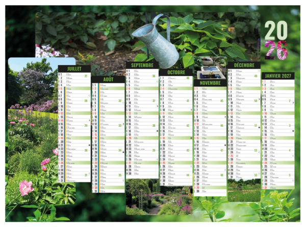PLANCHE BANCAIRE "JARDINS" GD FORMAT – Image 2