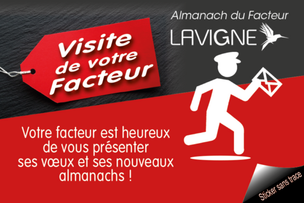 LOT DE 40 STICKERS AVIS DE PASSAGE – Image 2